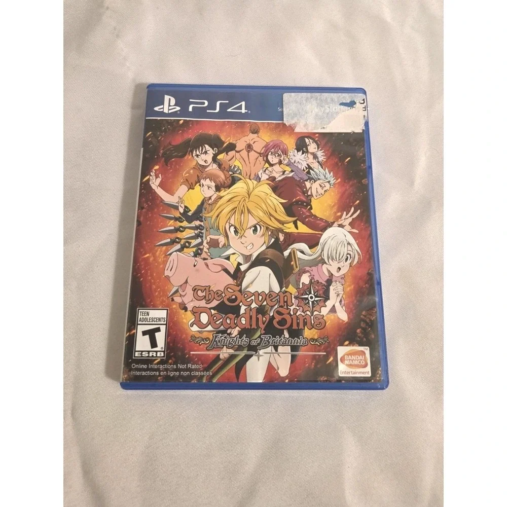 The Seven Deadly Sins: Knights of Britannia PS4 No Manual Clean Disc